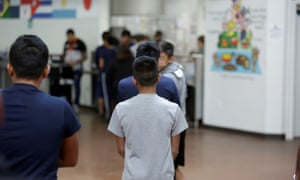 Occupants at Casa Padre, an immigrant shelter for unaccompanied minors, in Brownsville, Texas.