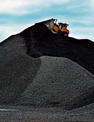 Coalmining in New South Wales, Australia.