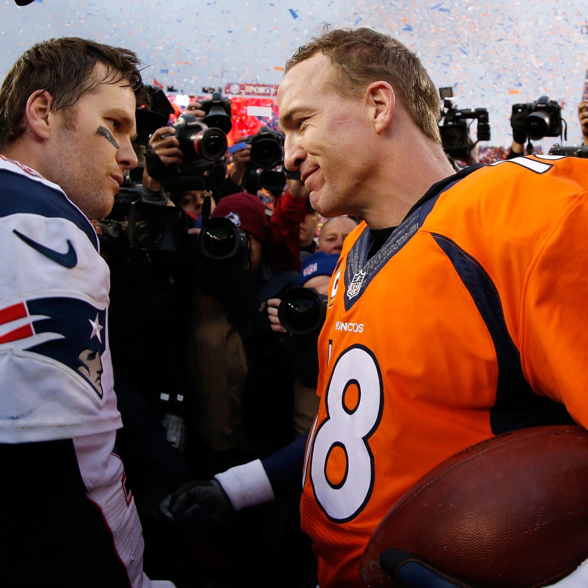 Manning Tops Brady As Broncos Beat Patriots To Make Super Bowl 50 Nfl The Guardian