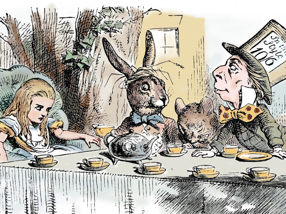 Why is a raven like a writing desk?' | | The Guardian