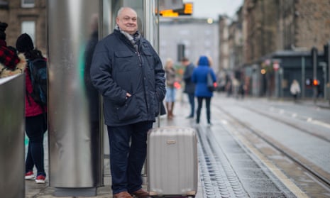 Mark McKergow admits he was ‘flabbergasted’ when a shop owner made an 860-mile round trip to make sure he got his suitcase in time for a trip.