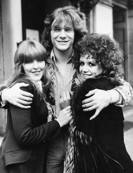 Patricia Hodge (Catherine), Paul Jones (Pippin) and Diane Langton (Fastrada) in London in 1973.