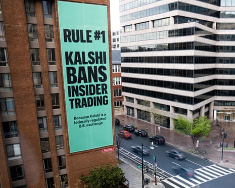 An ad for Kalshi on a building