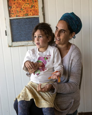 Hadassah Spitz, 38, and her daughter Miriam, 6.