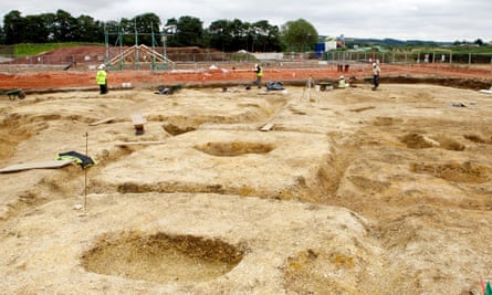 The site of the dig.