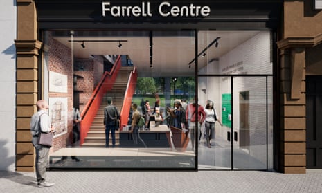 an artists’ impression of the forthcoming Farrell Centre in Newcastle