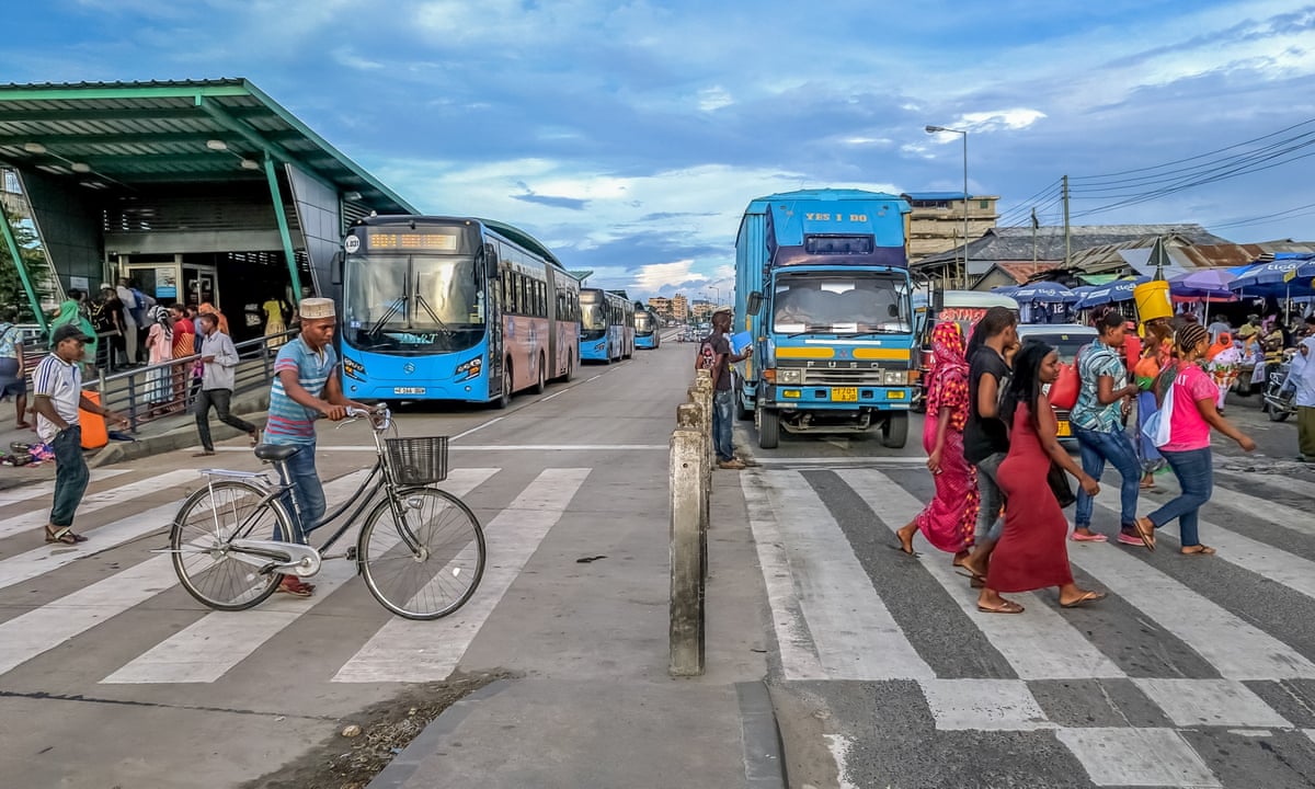 Straßenbahn Salaam Dar es halle in Dar es