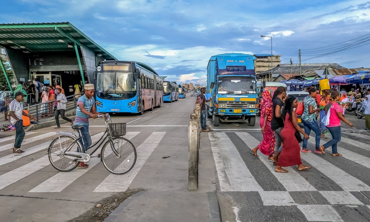 The Bus Rapid Transit system in Dar es Salaam