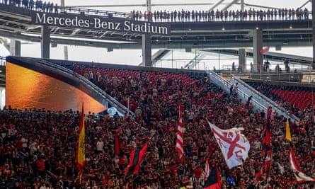 Atlanta United supporters during a match against Montreal Impact.