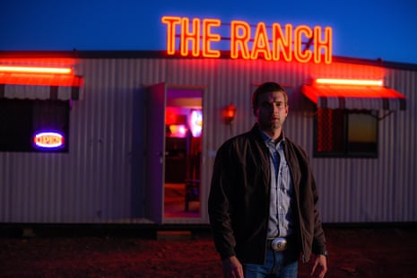 Alex Russell outside the ranch in Ivan Sen’s Goldstone.