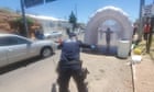 Mexican border town uses ‘sanitizing tunnels’ to disinfect US visitors from Covid-19 thumbnail