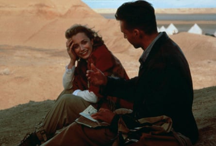 Kristin Scott Thomas and Ralph Fiennes in The English Patient.
