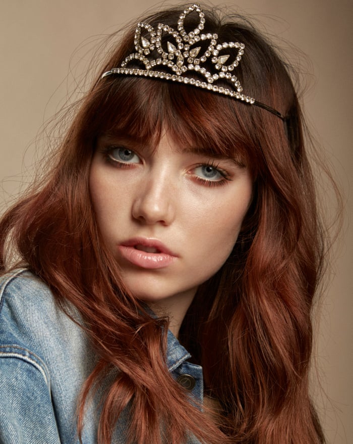 Model Grace wearing a look from Saint Laurent