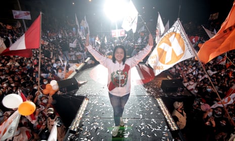 Keiko Fujimori brings her campaign to a close in Lima on Thursday