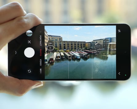 The Nothing camera app on a Phone 3.