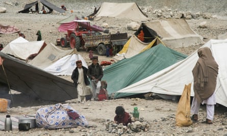 Some 9,000 families were forced to leave their homes by fighting between Isis and Taliban