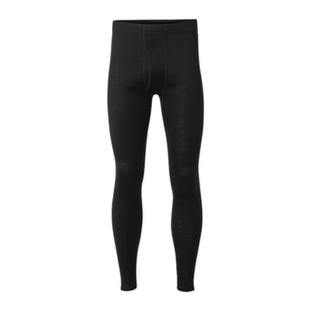 Craghoppers men’s merino base layer leggings | black