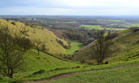 The Devil’s Kneading Trough on the North Downs Way.