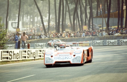 Christine Beckers competes in the Le Mans 24 Hours in 1974