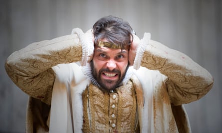 Blood on his hands ... Joseph Millson as Macbeth in Shakespeare’s Globe’s 2013 production