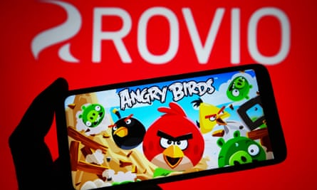 Angry Birds desenvolvido pela Rovio foi comprado pela Sega.