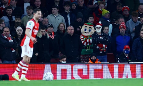 Sunderland fans look on during their Carabao Cup game at Arsenal on Tuesday.