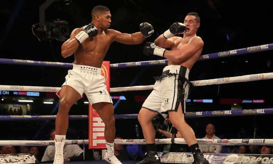 Anthony Joshua beats Joseph Parker on points in heavyweight unification | Anthony Joshua | The Guardian