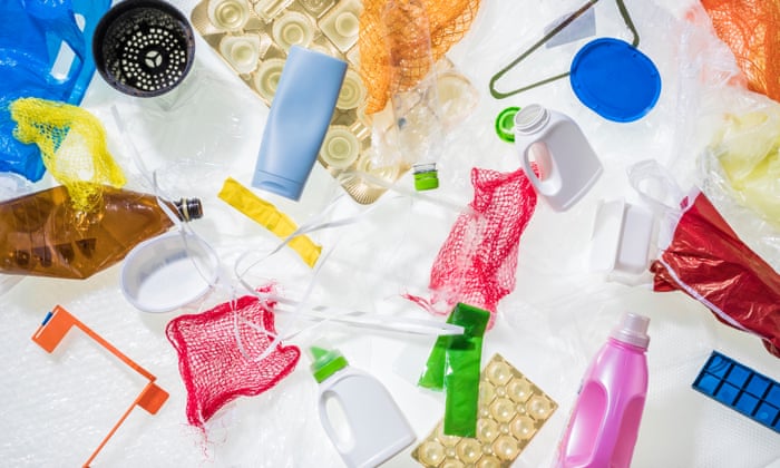 Britons dispose of nearly 100bn pieces of plastic packaging a year, survey finds | Plastics | The Guardian