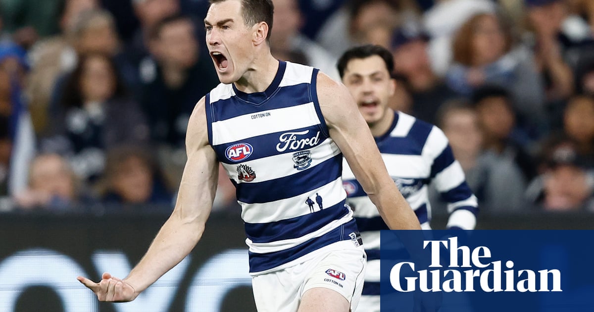 Geelong find fresh ways to defy the AFL’s law of gravity in rise to top of the ladder