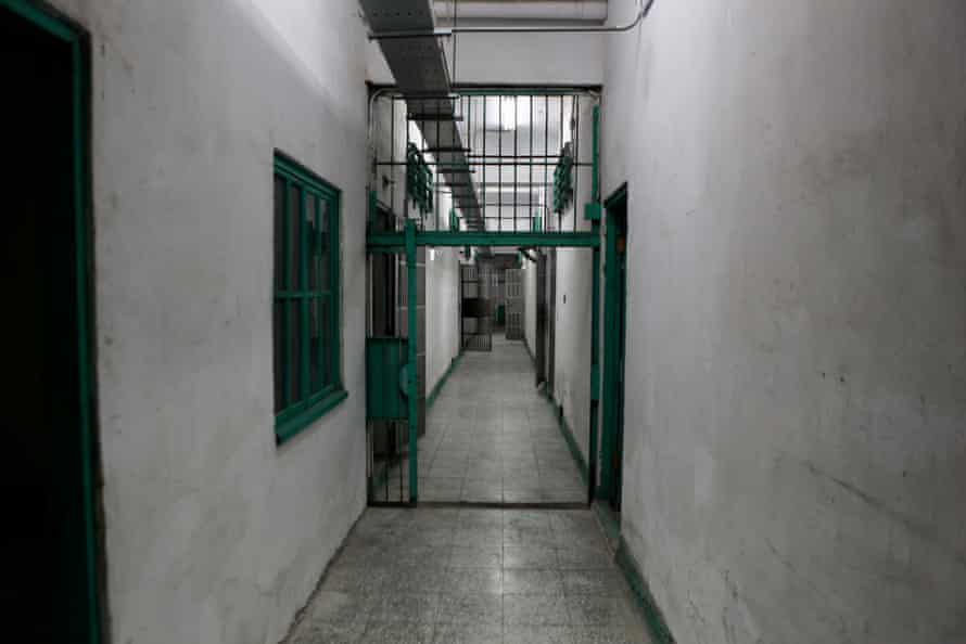 Old cells at the former military court complex in Taiwan