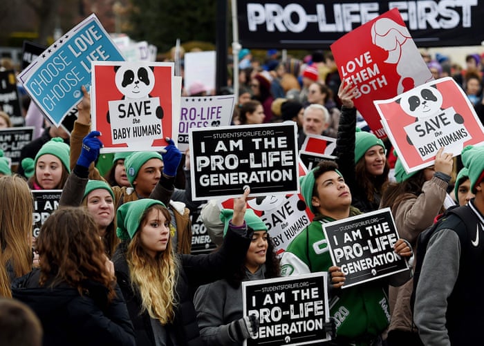 It Should Be Illegal Protesters Call For End To Abortion At Washington Rally Abortion The Guardian