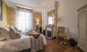 One of four bedrooms at La Sauternaise