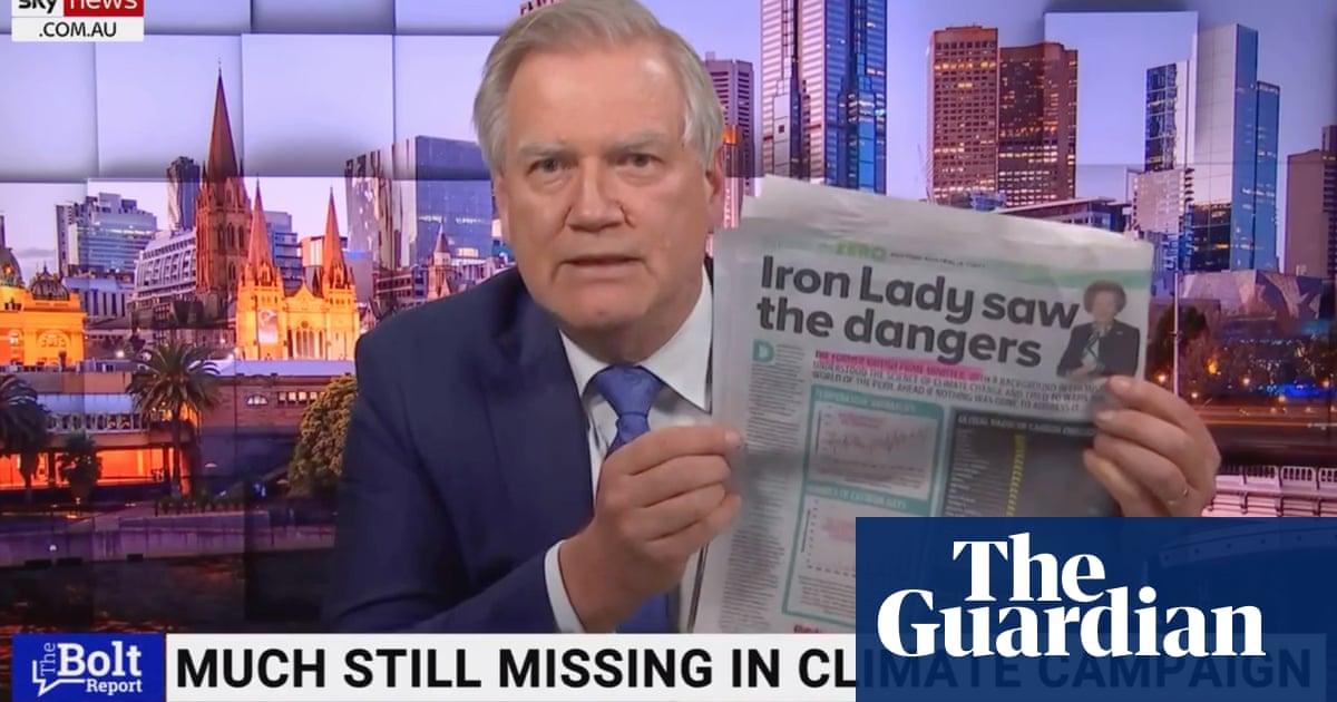News Corp’s Andrew Bolt says his company’s climate campaign is ‘rubbish’