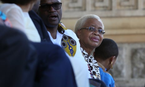 Graça Machel at an event marking Nelson Mandela’s release from prison