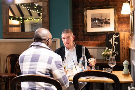 Diners Julian and Lawal