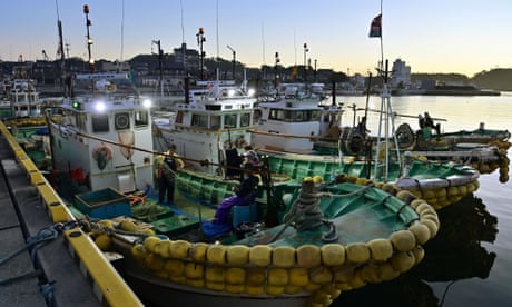 Fishing boats in Shinchi-machi, Fukushima prefecture