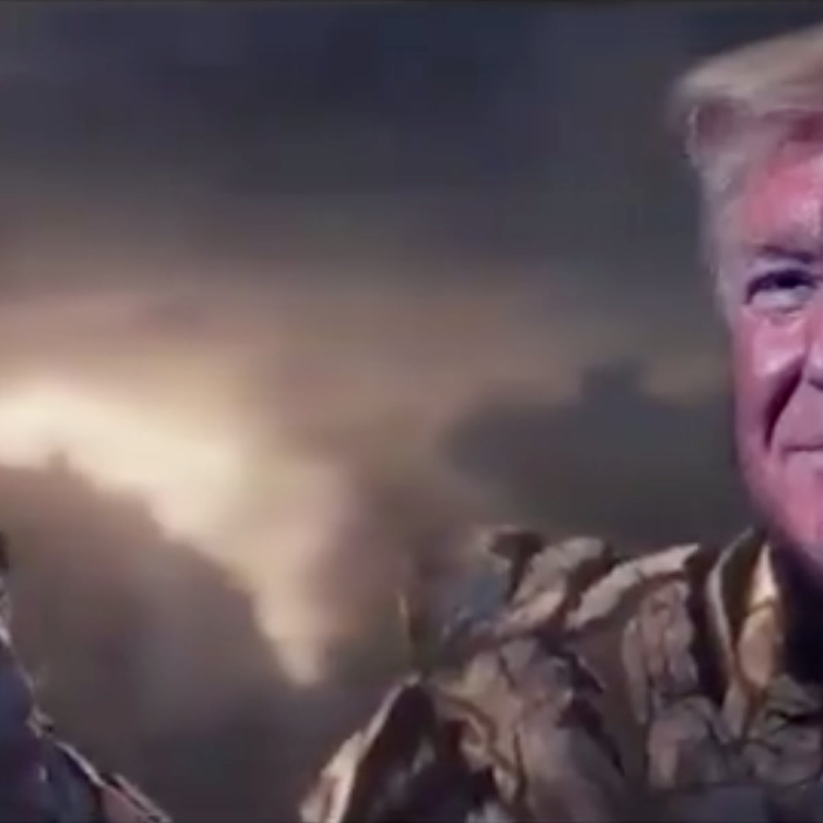 Trump S Campaign Team Turn Him Into Thanos Against Dems Creator