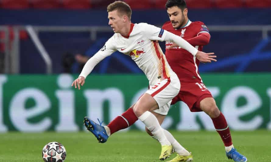 Ozan Kabak (right) had a comfortable night thanks to Fabinho’s work.