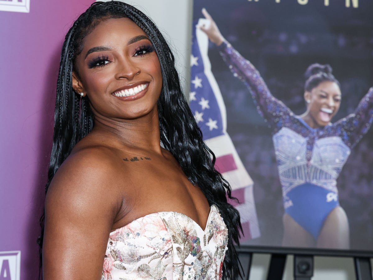 Simone Biles slams 'sore loser' Riley Gaines over attacks on trans athlete | Simone Biles | The Guardian