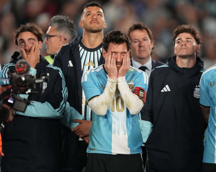 Lionel Messi describes ending Argentina career as his ‘saddest day’ in football