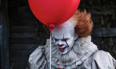 Bill Skarsgård as Pennywise in It.