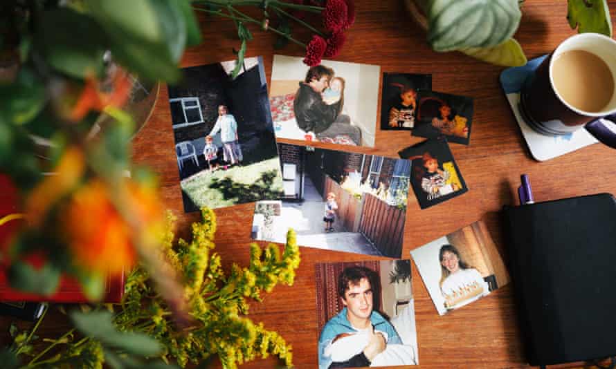 Pictures of Francisco Garcia from his past with his young mum and dad, Stephanie and Christobal