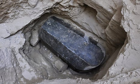 Archaeologists prepare to open huge granite sarcophagus in Egypt | Egypt | The Guardian