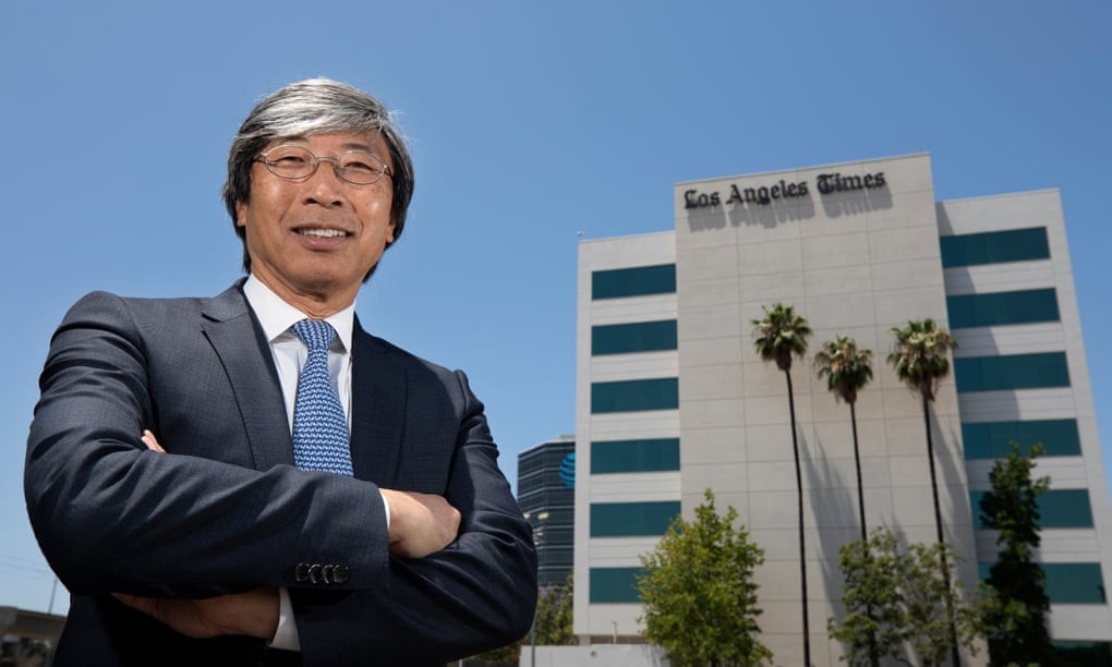Dr Patrick Soon-Shiong, a former surgeon, is ushering the legacy newspaper into a new era. 