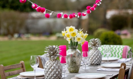 Sales of garden furniture and accessories have soared as Britons prepare for outdoor dining.