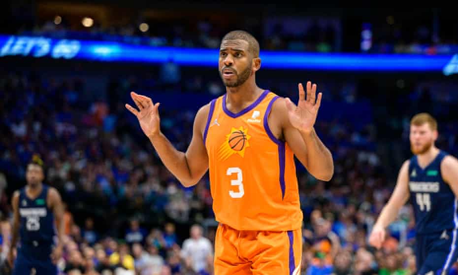 Chris Paul spoke to security staff after becoming concerned for his family’s safety