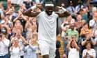 Frances Tiafoe stuns Stefanos Tsitsipas in first-round upset at Wimbledon