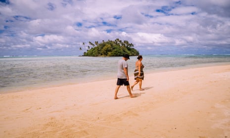 Muri Beach, Rarotonga, Cook Islands. Cook Islands has remained Covid-free throughout the pandemic.