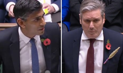 Keir Starmer accused Rishi Sunak at PMQs of making ‘grubby deal’ with Suella Braverman.