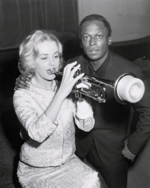 Jeanne Moreau and Miles Davis in Paris in 1957